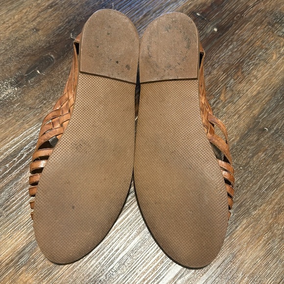 Authentic Vintage Huaraches from Brazil, Brown Leather - Picture 2 of 3